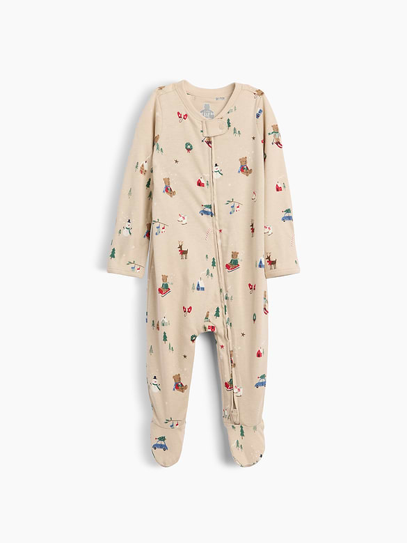 Baby Organic Cotton Footed One-Piece