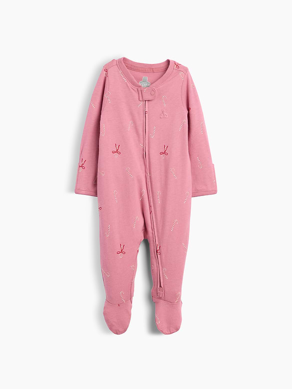 Baby Organic Cotton Footed One-Piece