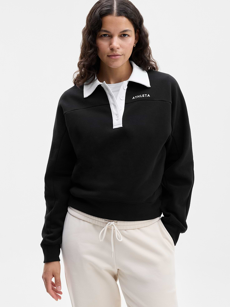 Image 1 of 7, FOR: Lounge and everyday movement, FEEL: Plush stretch fleece has a soft, brushed interior, FAVE: Matches back to the Forever Fleece collection for the perfect cozy set, Product #1189396