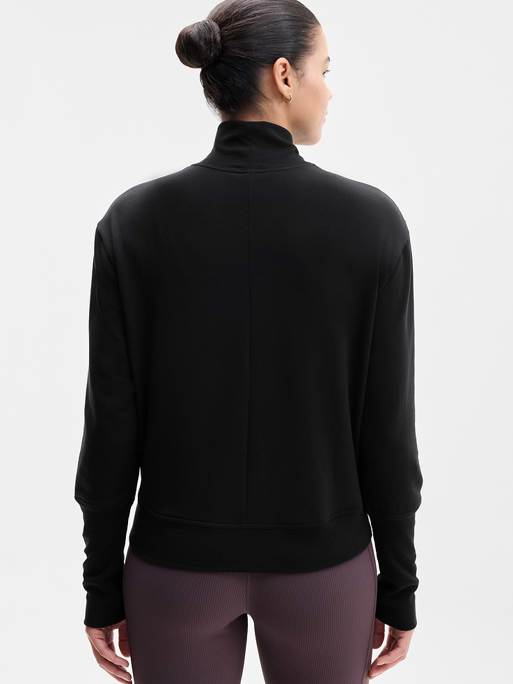 Image 3 of 6, Coaster Luxe Mock Neck Sweatshirt