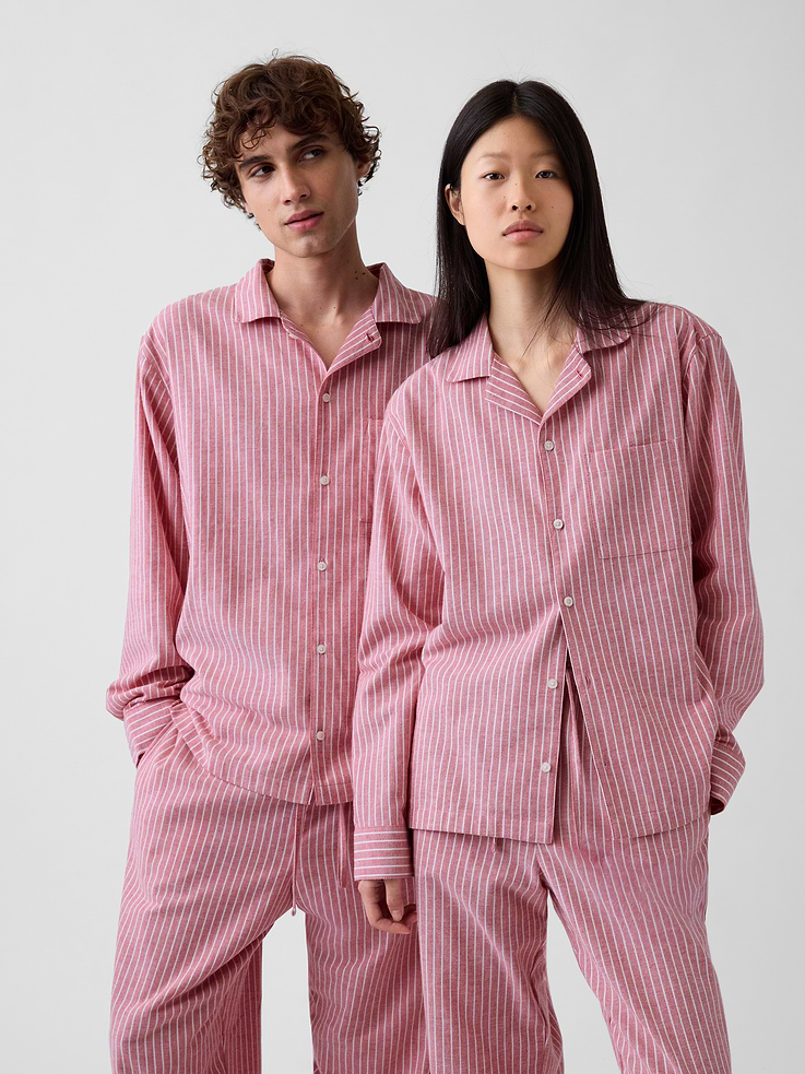 Image 2 of 8, Adult Softest Flannel PJ Shirt