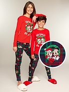Image 1 of 4, crew neck, long sleeves, coordinating pajama pants, elasticized waistband, licensed graphic, ©Disney, Product #910721