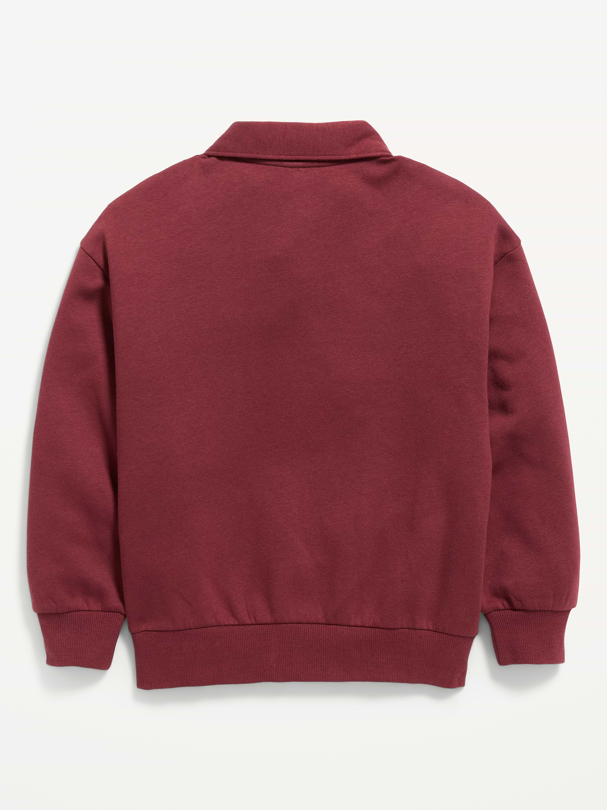Image 3 of 3, Favorite Fleece Oversized Quarter-Zip Polo for Boys