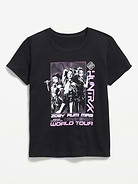 Image 1 of 1, crew neck, short sleeves, licensed graphic, © Netflix. Used with permission., Product #1182405