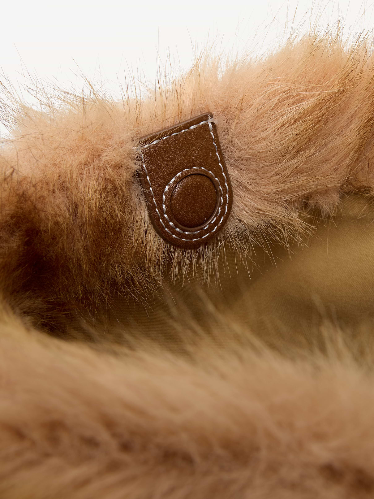 Image 3 of 4, Medium Faux-Fur Bucket Bag
