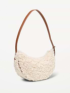 Image 2 of 4, Shearling Mini Crescent Bag