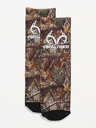 Image 1 of 1, rib-knit openings, arch support, notched seams at toe, licensed graphic, REALTREE® is a registered trademark of Jordan Outdoor Enterprises, Ltd., Product #1184333