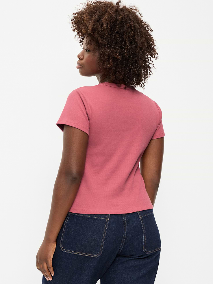 Image 7 of 7, Snug Graphic Ribbed T-Shirt