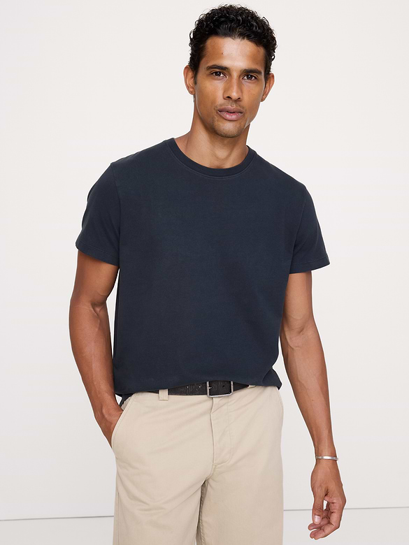 Heavyweight Cotton Crew-Neck T-Shirt