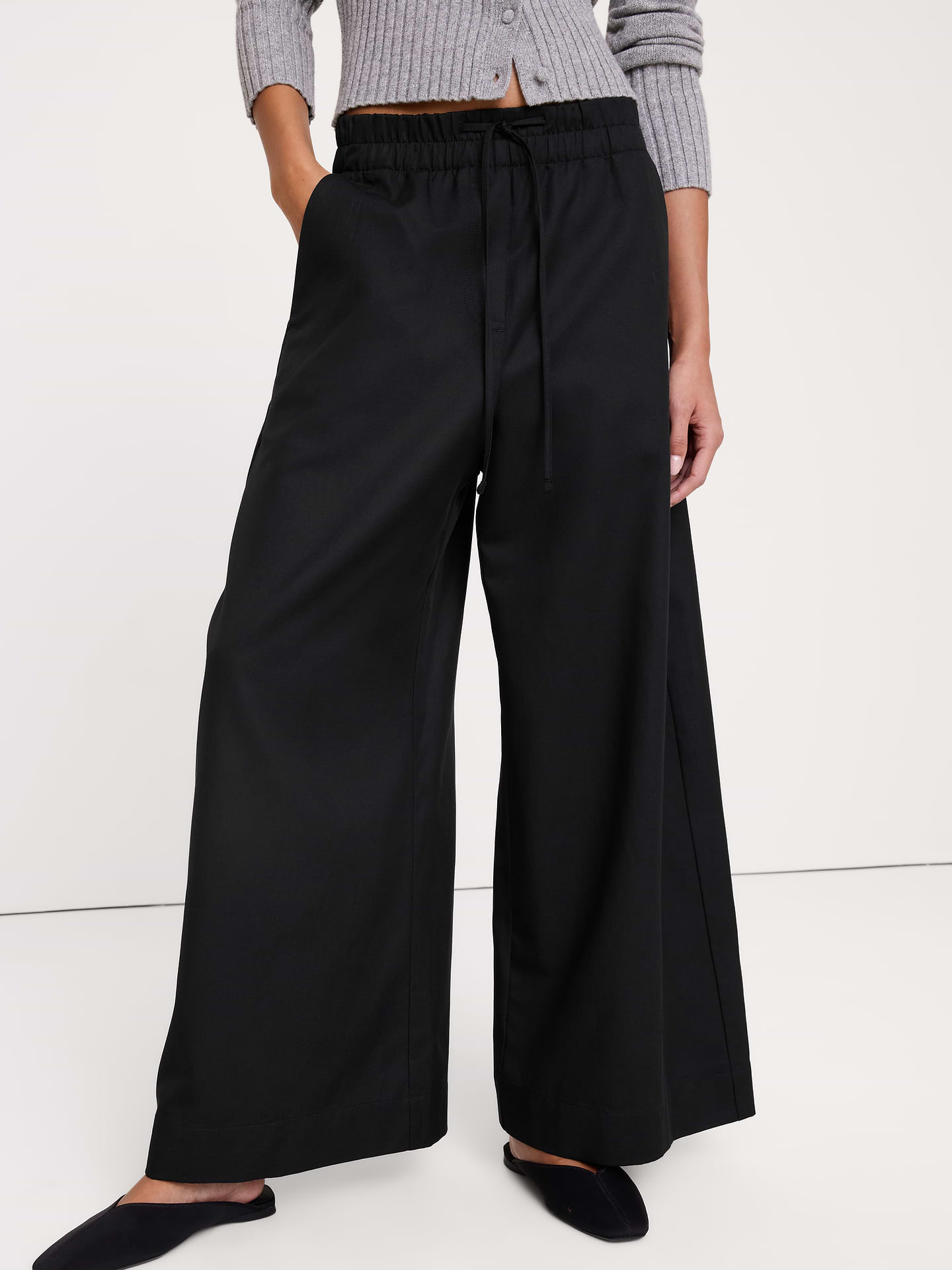 Image 8 of 8, TENCEL™-Cotton-Linen Pull-On Pant