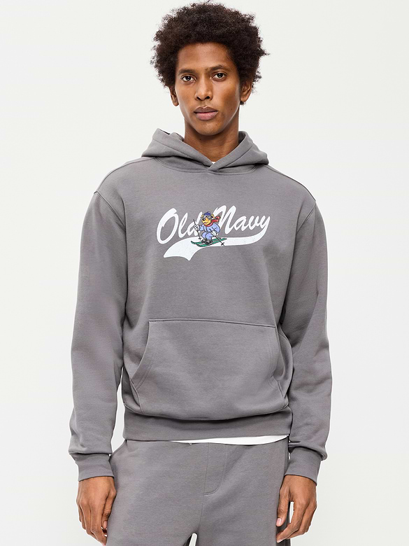 Logo Graphic Pullover Hoodie