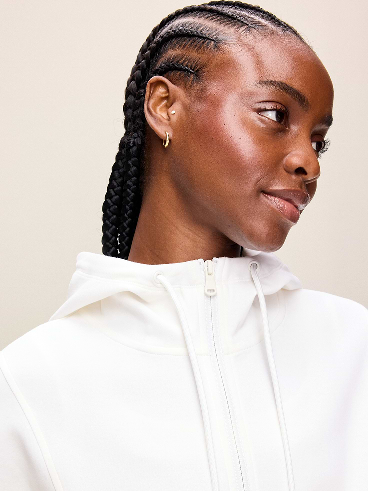 Image 4 of 8, Dynamic Fleece Half-Zip Hoodie Sweatshirt