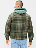 Image 2 de 3, Veste-chemise courte isotherme en flanelle