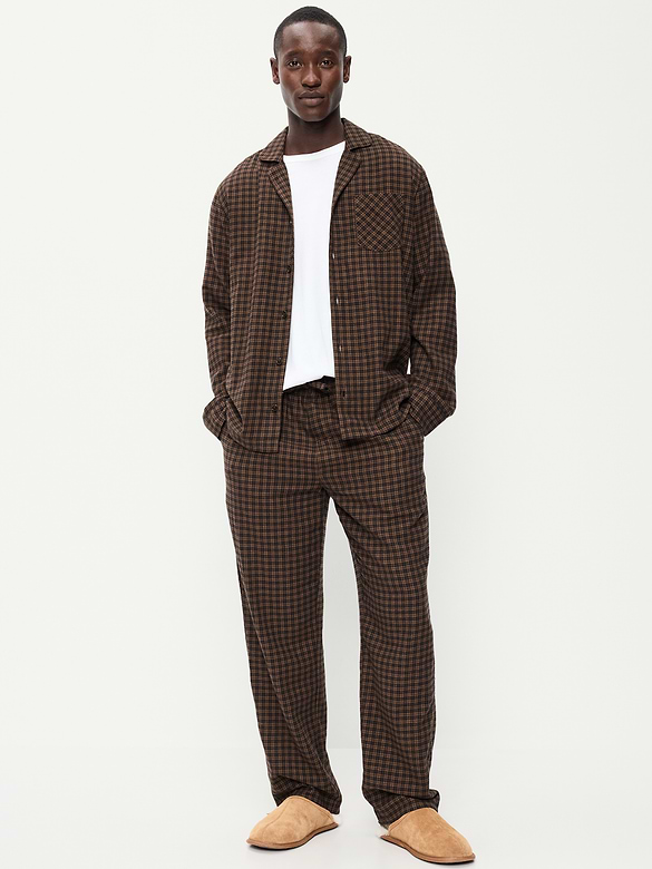 Flannel Pajama Pant Set for Men