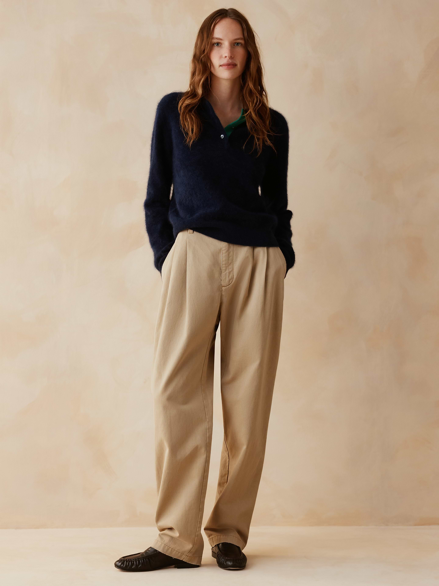 Image 3 of 8, Banana Republic x Zankov | Frankie Cashmere Sweater Polo