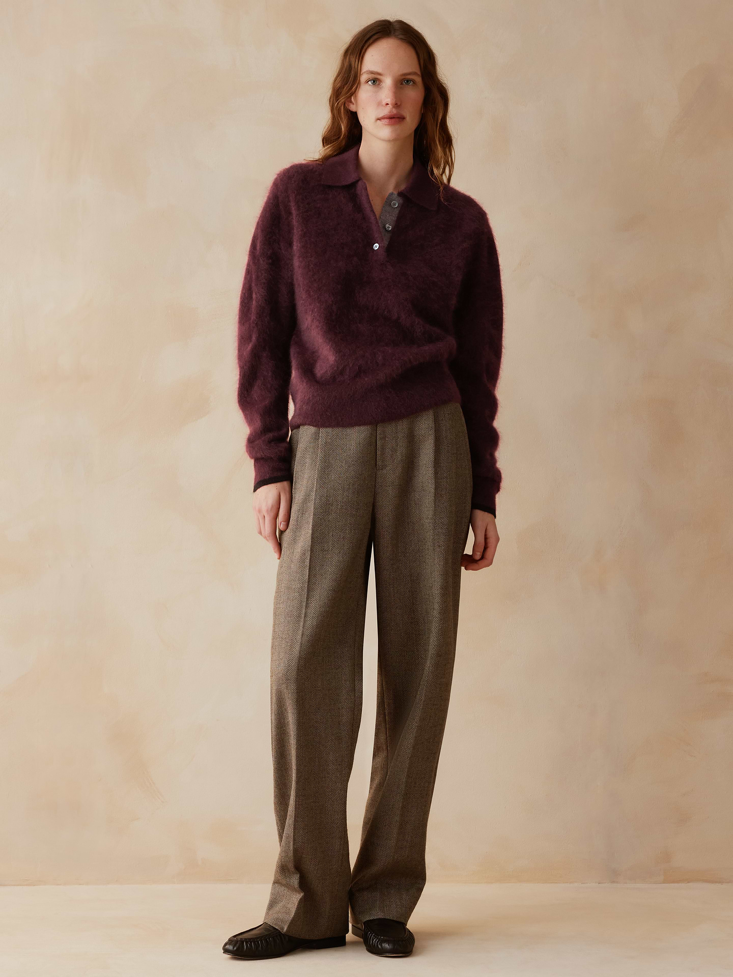 Image 3 of 8, Banana Republic x Zankov | Frankie Cashmere Sweater Polo