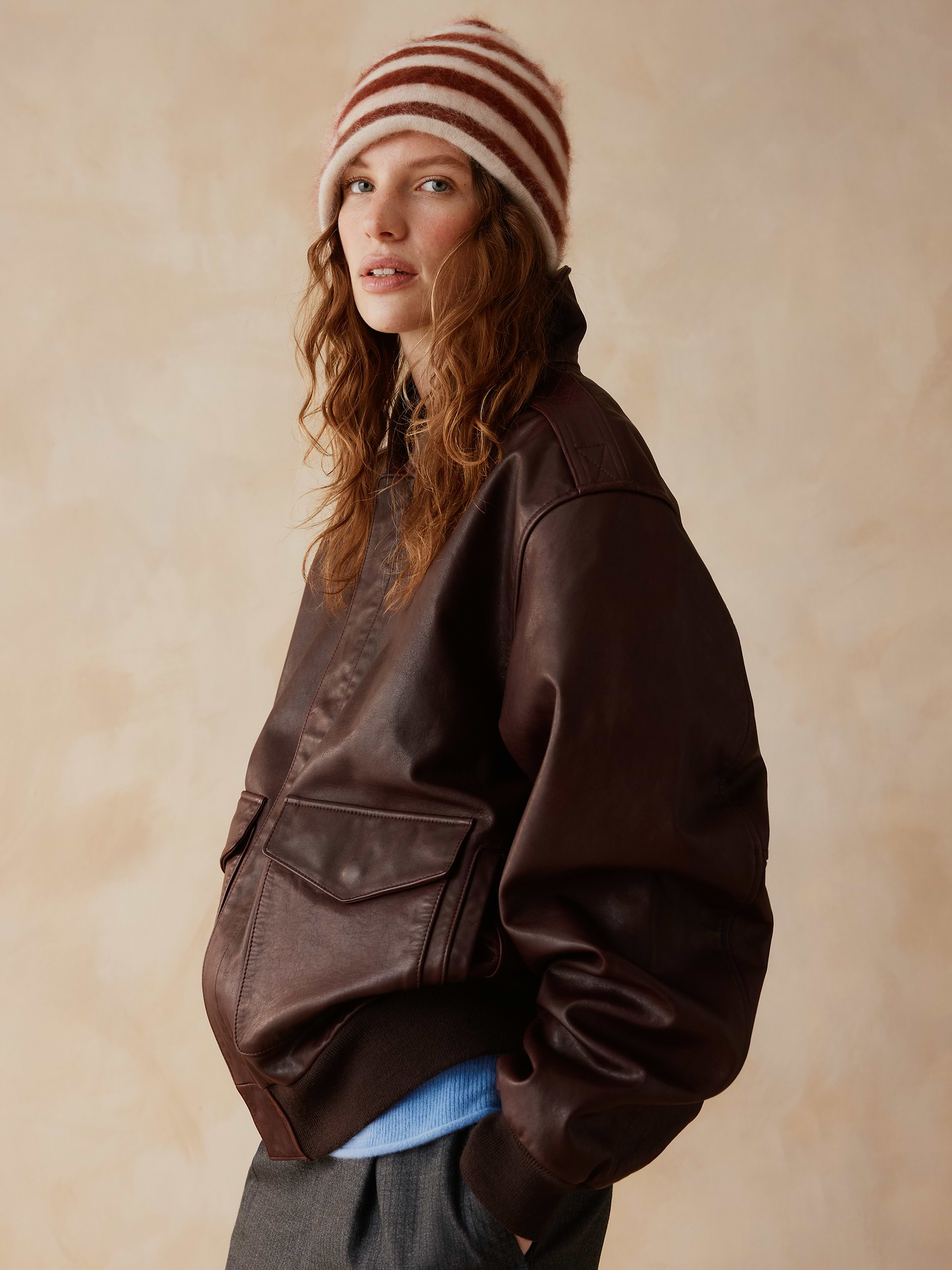 Image 7 of 8, Banana Republic x Zankov | Jules Reversible Cashmere Beanie