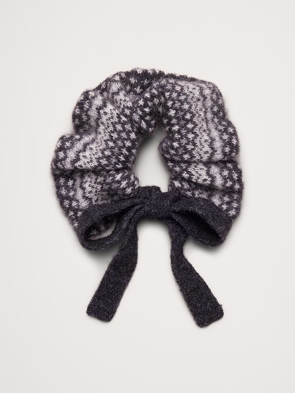 Italian Fairisle Sweater Scrunchie