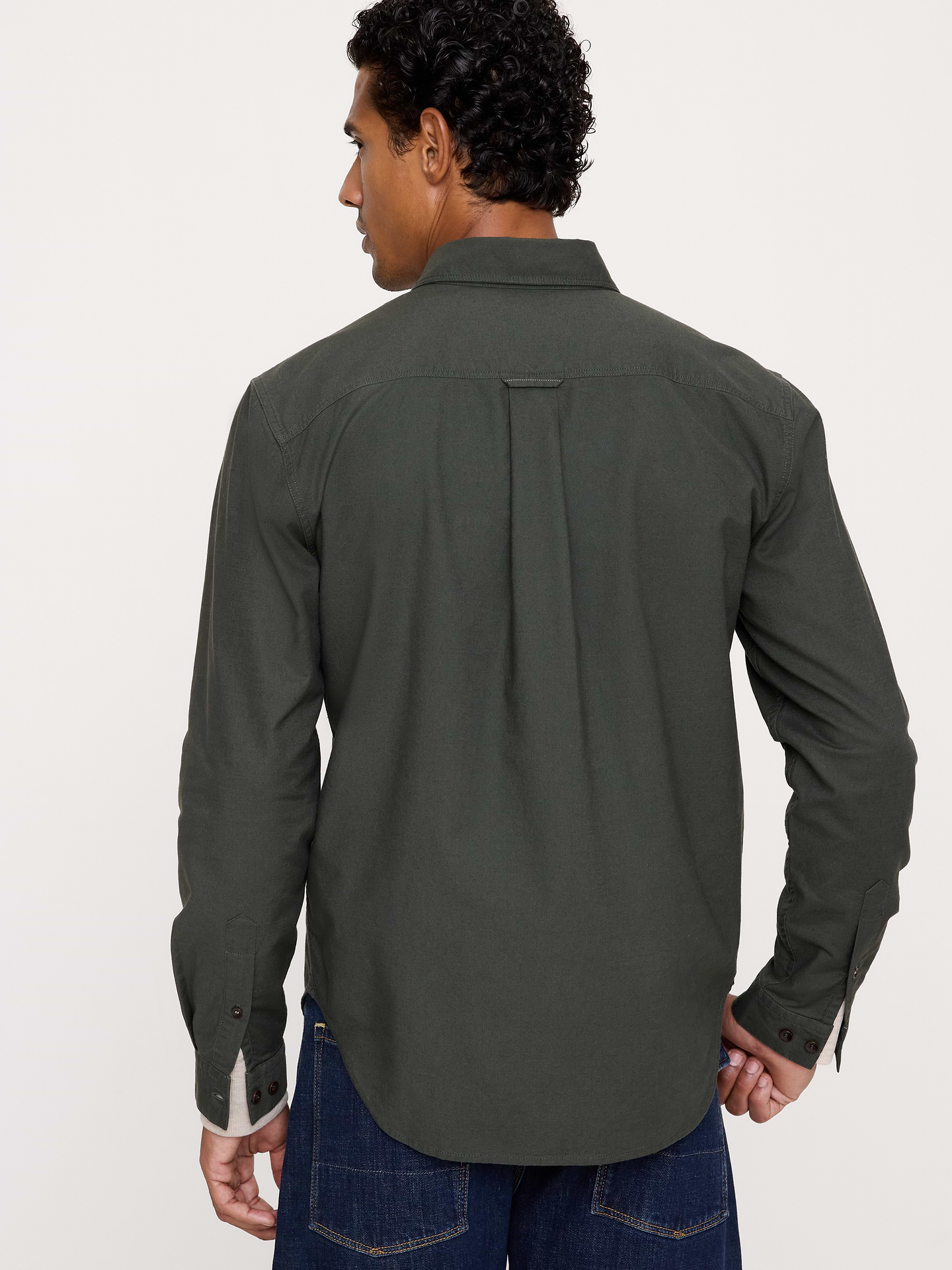 Image 3 de 8, Chemise Oxford de coton coupe standard