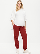 Image 1 of 2, rollover waistband, cinched elastic cuffs, Product #890955