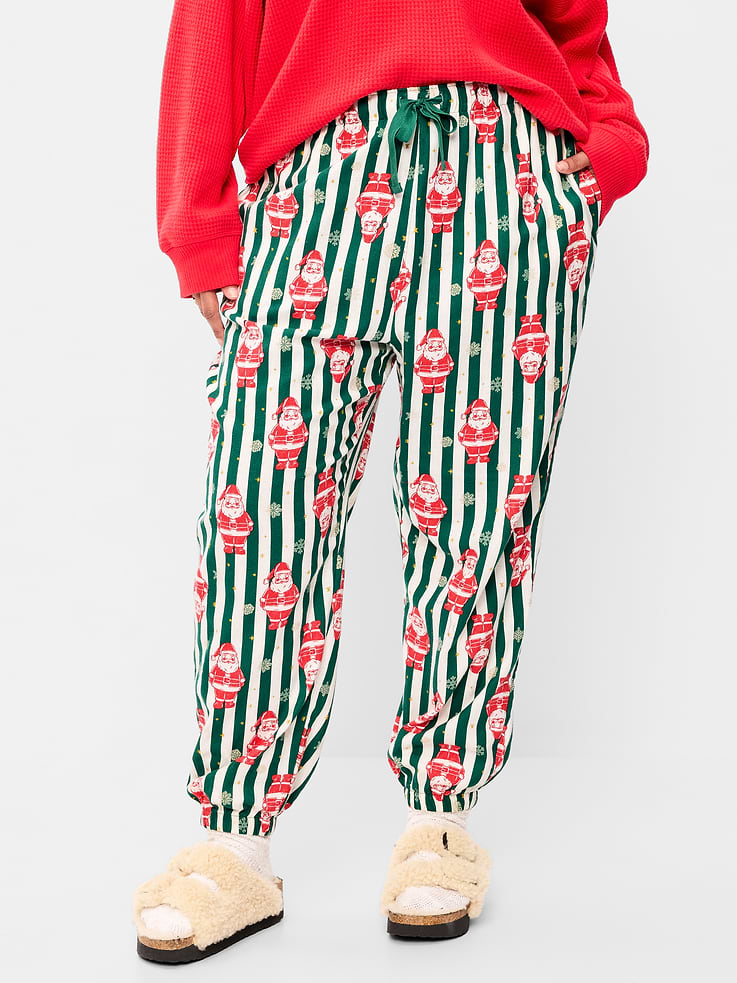 Image 7 of 8, Flannel Pajama Joggers for Women