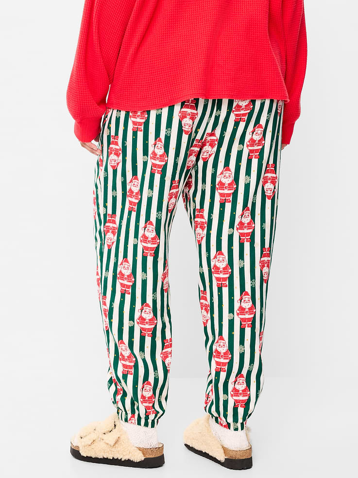 Image 8 of 8, Flannel Pajama Joggers for Women