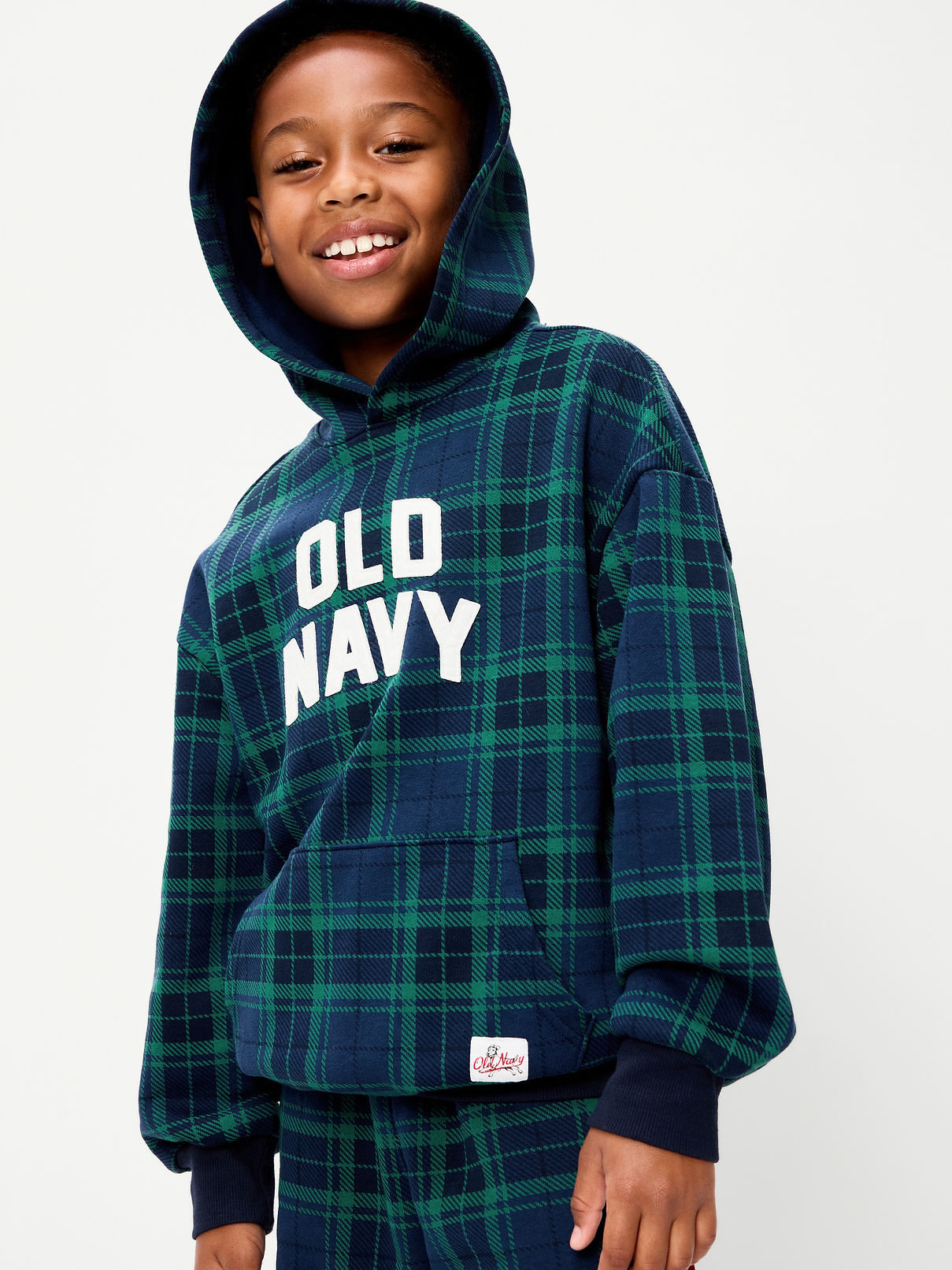 Favorite Fleece Oversized Logo Graphic Pullover Hoodie for Boys