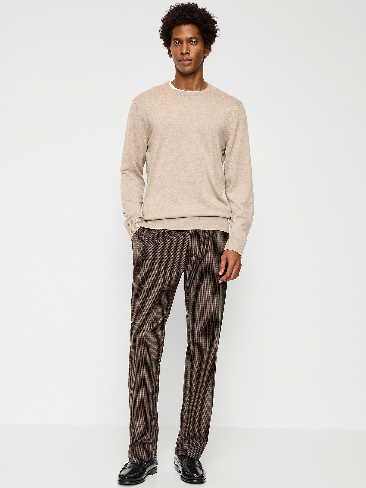 パンツ high waist straight twill pants 90s Straight-Fit Textured Twill Pants | Old Navy