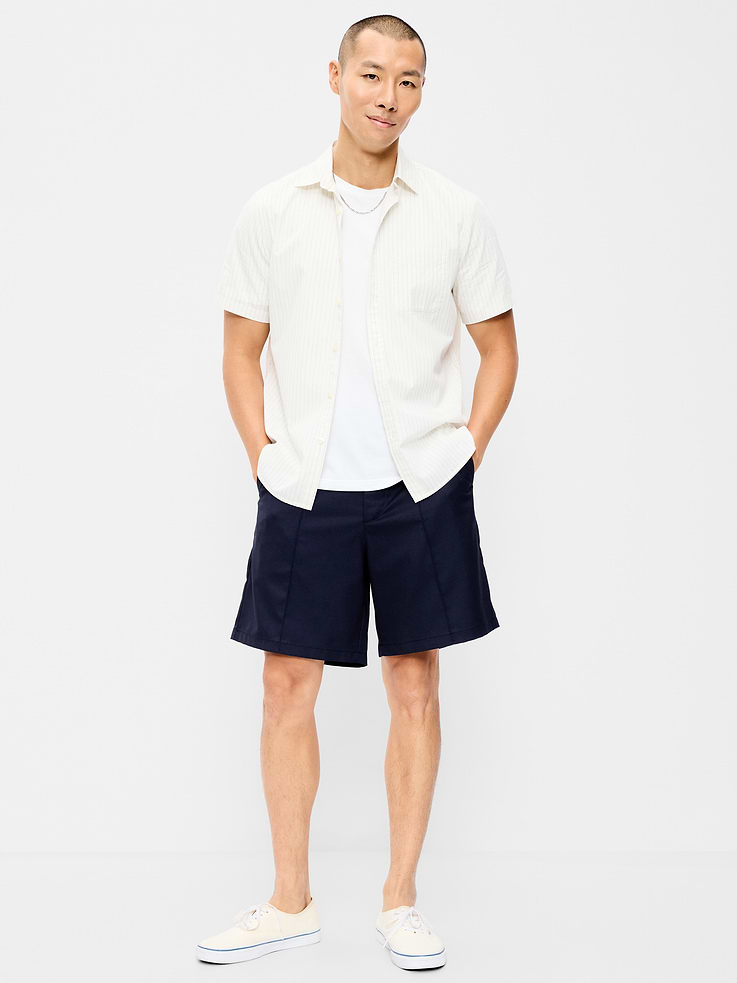 Image 1 of 5, button front, belt loops, zip fly, on-seam pockets, buttoned welt pockets at back, Product #1182148