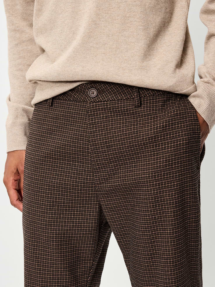 Image 4 de 5, Pantalon habillé droit années 90 en sergé