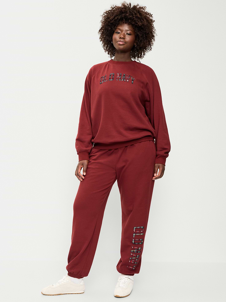Image 2 of 7, High-Waisted Cinched-Ankle Sweatpants