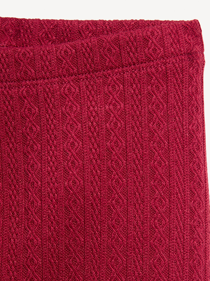 Image 4 of 4, Cable-Knit Leggings for Toddler Girls