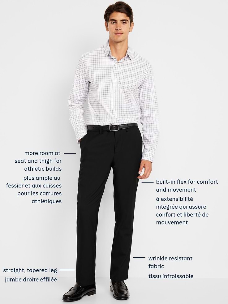 Image 5 of 5, Athletic-Fit Twill Dress Pants