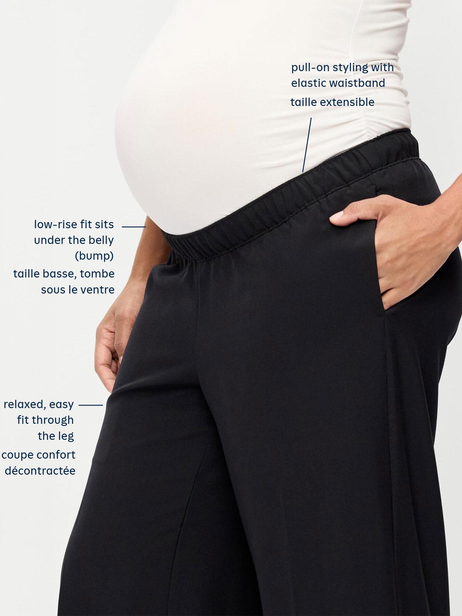 Image 3 of 3, Maternity Wide-Leg Billie Trouser