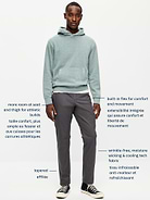 Image 3 de 3, Chino athlétique Tech inégalé 4.0