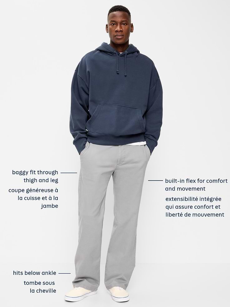 Image 5 of 6, Baggy Built-In Flex Rotation Chino Pants