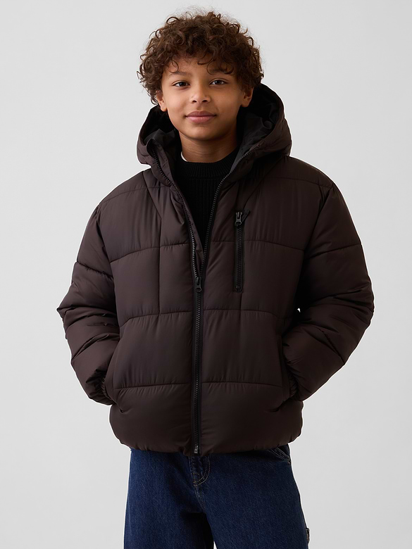Kids Recycled Heavyweight Puffer Jacket