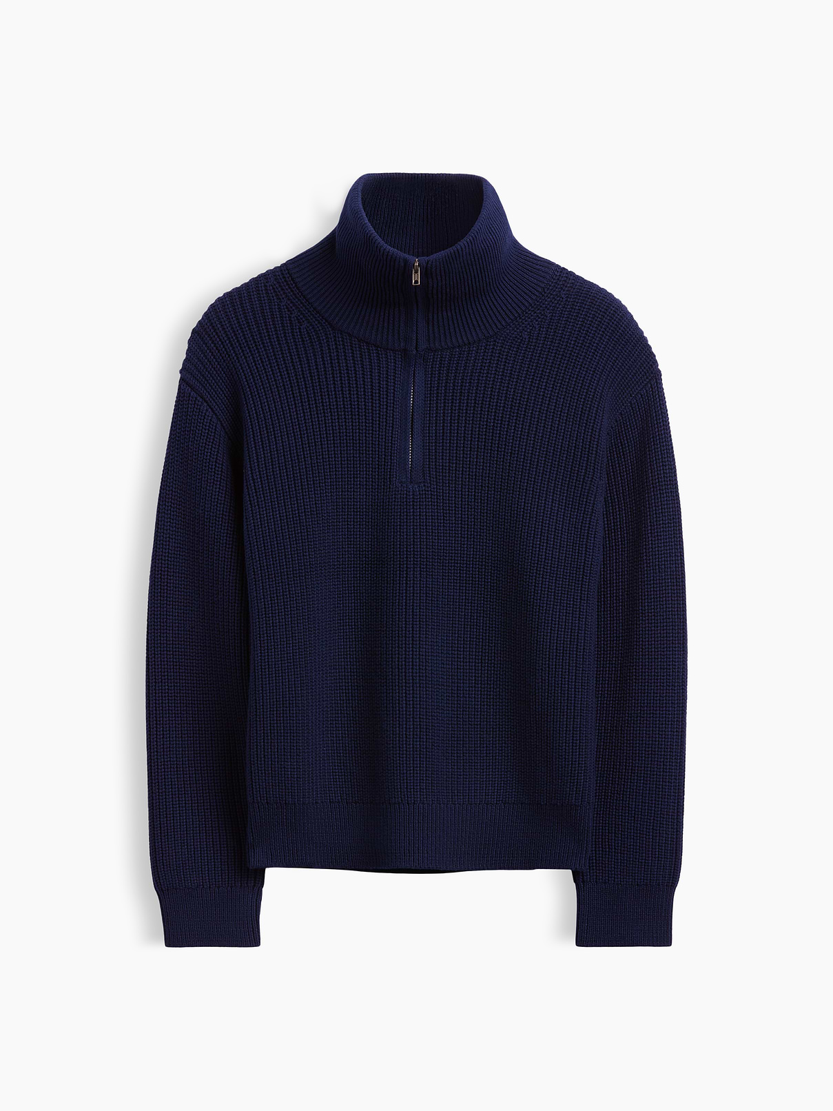 Kids 100% Cotton Half-Zip Sweater