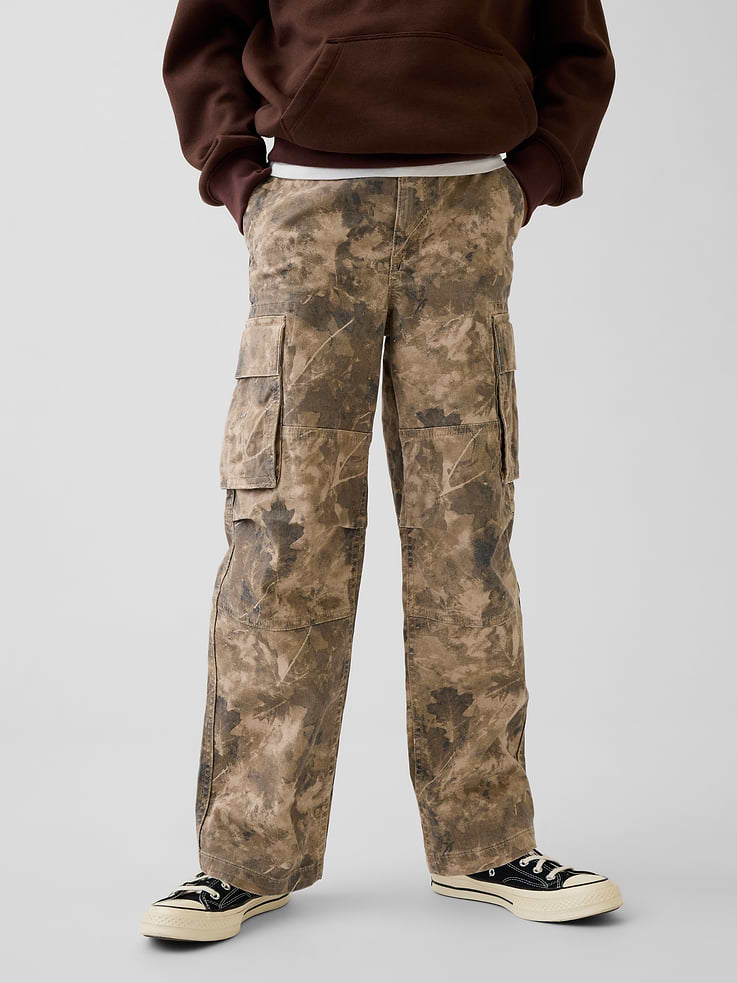 Image 3 of 5, Kids Loose Cargo Pants