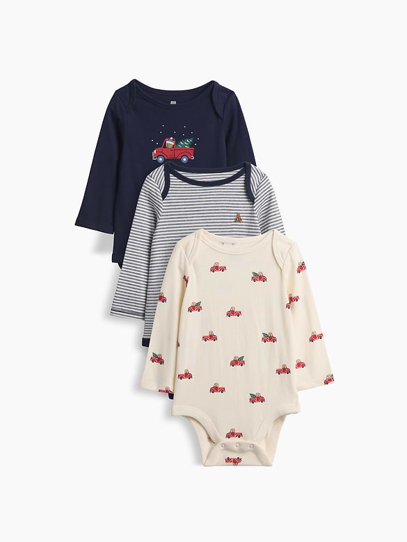Baby First Favorites Organic Cotton Bodysuit (3-Pack)