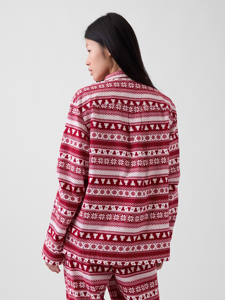 Image 4 of 6, Adult Softest Flannel PJ Shirt