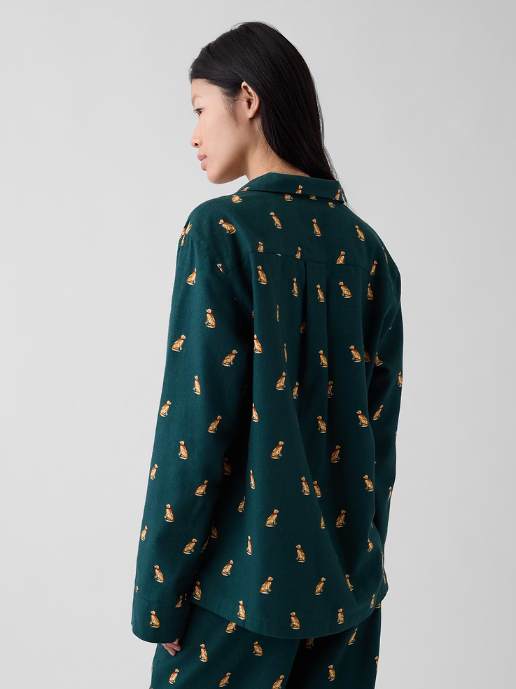 Image 4 of 6, Adult Softest Flannel PJ Shirt