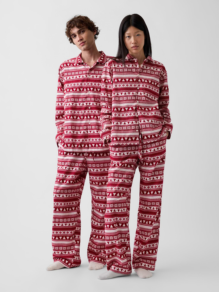 Image 5 of 6, Adult Softest Flannel PJ Shirt