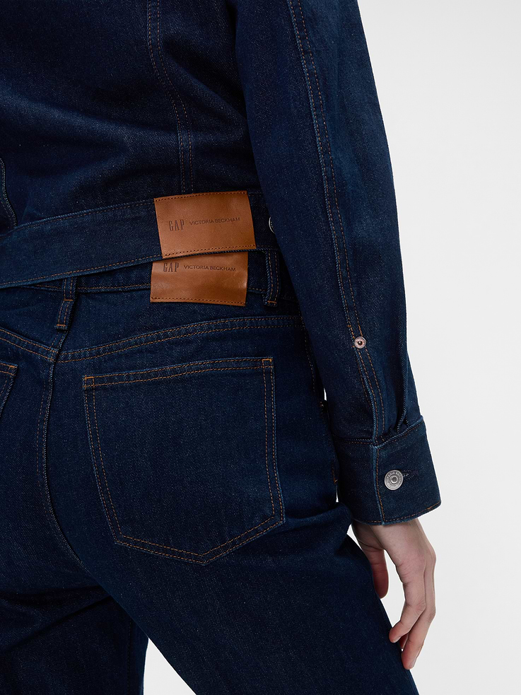 Image 6 of 9, Gap × Victoria Beckham High Rise Straight Jeans, Cardmember Early Access