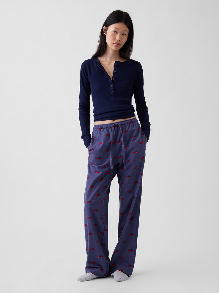 Image 3 of 6, Adult Softest Flannel PJ Pants