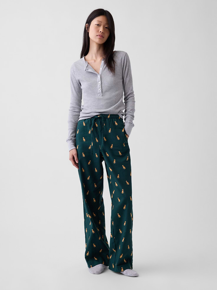 Image 3 of 6, Adult Softest Flannel PJ Pants