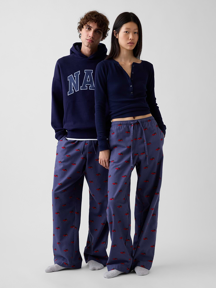 Image 2 of 6, Adult Softest Flannel PJ Pants