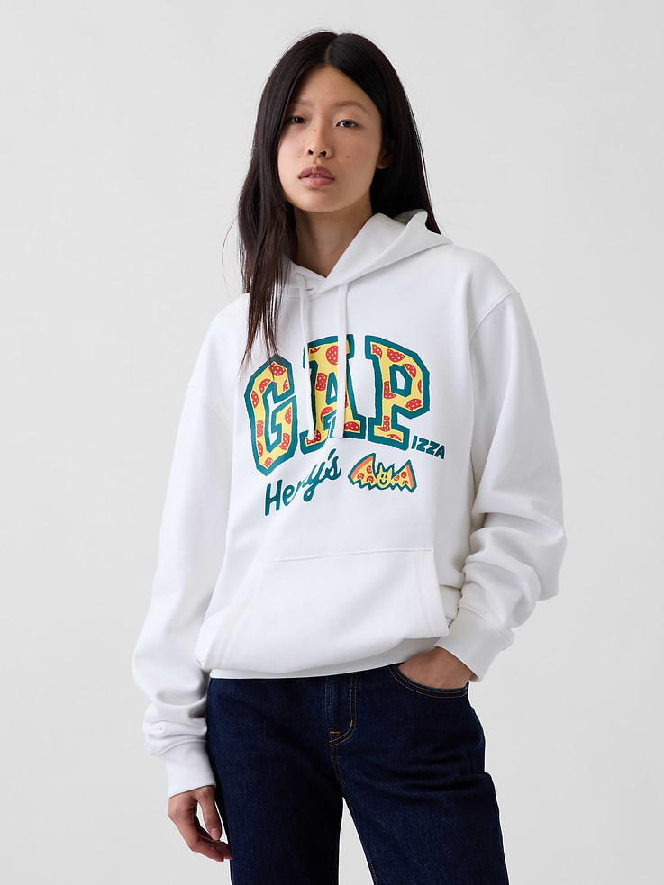 Image 6 of 8, Adult Heavyweight Logo Hoodie by Henry's Pizza
