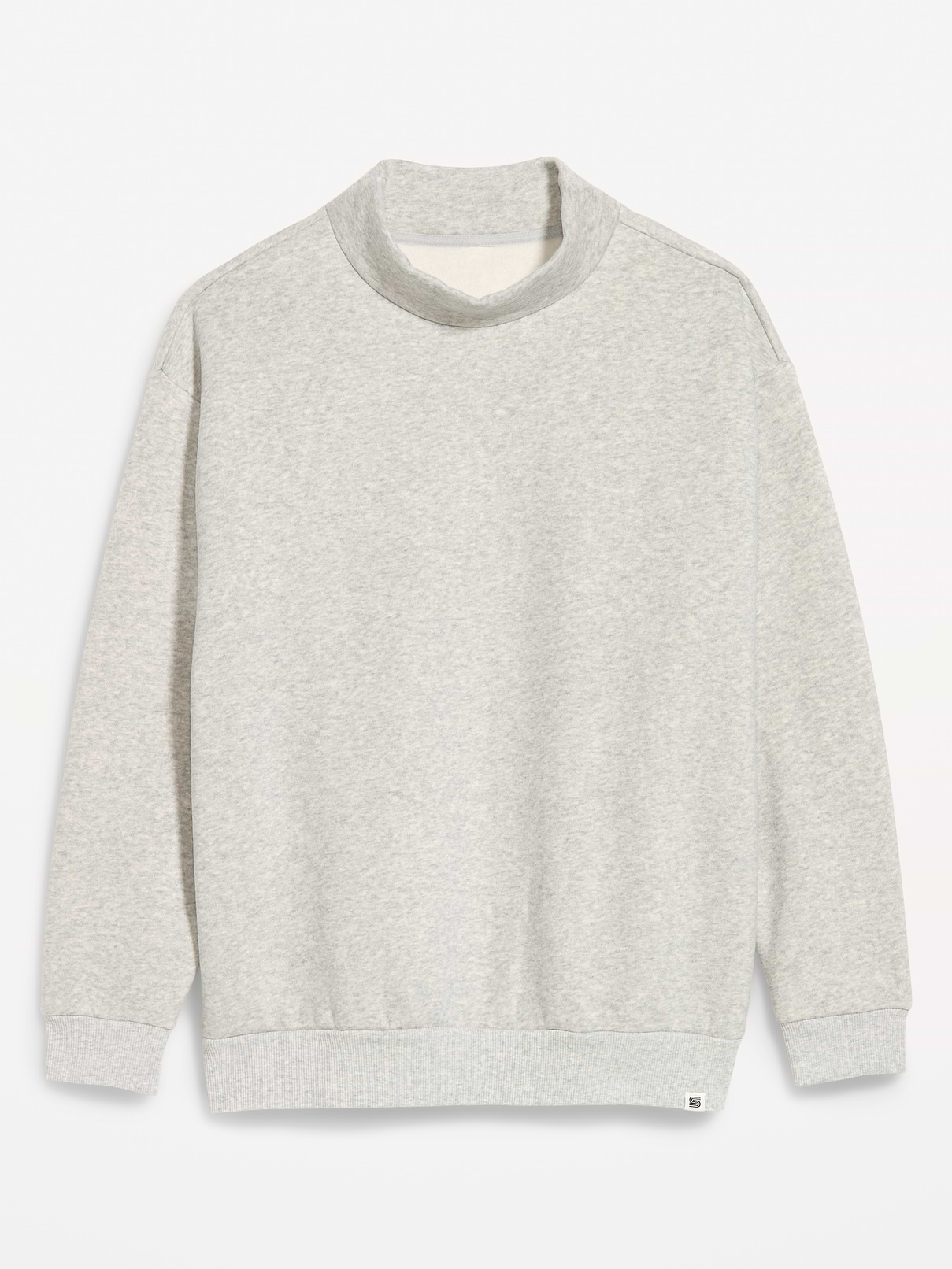 Image 1 of 3, Make your moves in Old Navy Sport's Baseline Fleece: Our newest fleece, featuring a cozy soft-brushed interior., mock neck, long sleeves, elasticized cuffs and hem, Product #903679