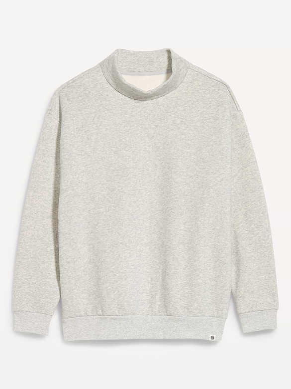 Baseline Fleece Mock-Neck Sweater